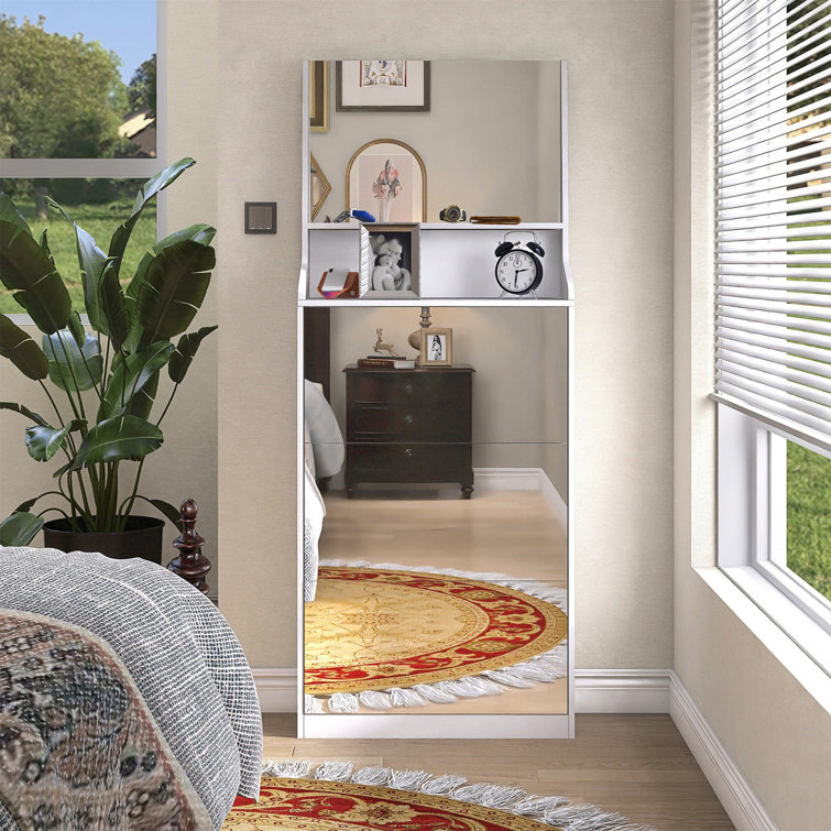 Hokku Designs Shoe With 3 Mirrors,Shoe Storage For